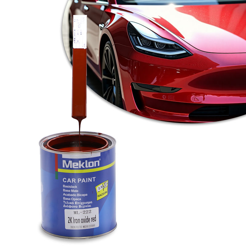 Top Venda 2K óxido de ferro Vermelho Auto Paint Acrílico Liquid Coating para Spray Automotive Refinish Paint