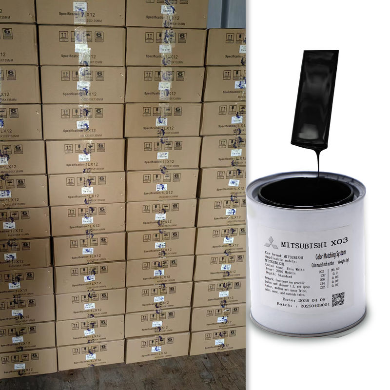 Tinta Automotiva Preto Obsidiana Meia-Noite Personalizável MK105 OEM Ultra Black