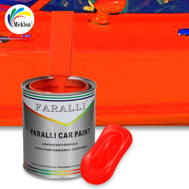 Venda Quente e Redução de Custo Pintura de Reparo de Carros Luminosa Laranja Para Pintura de Carros