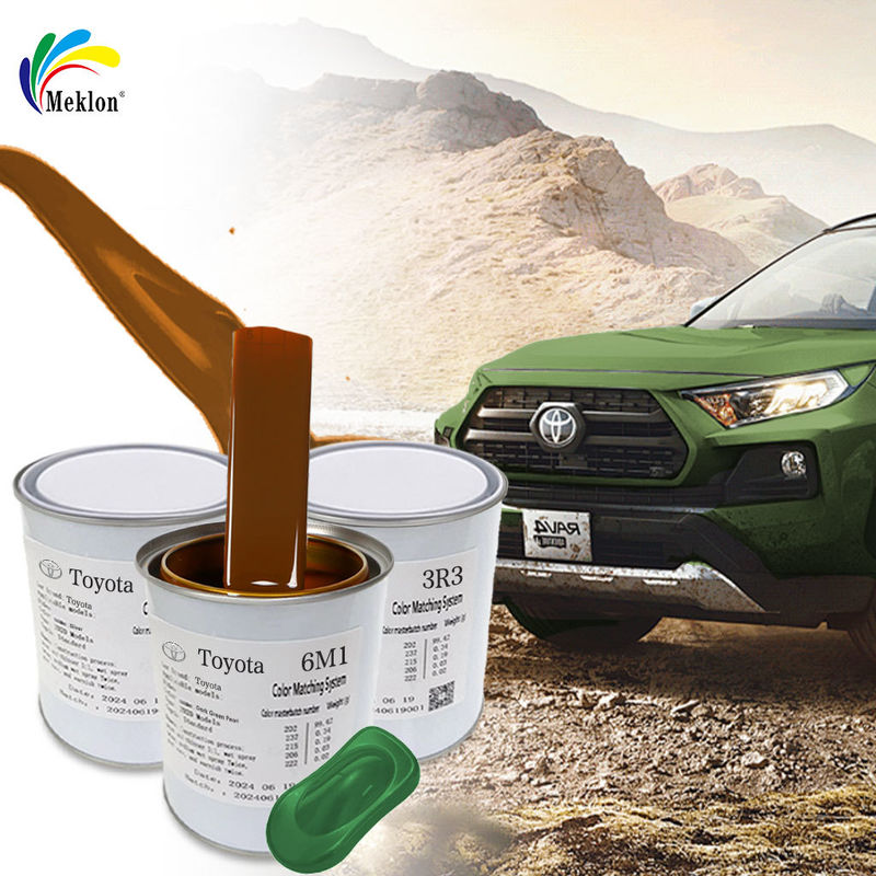 Pintura de pulverização de automóveis com brilho alto e verde-perla profundo para acabamento de automóveis