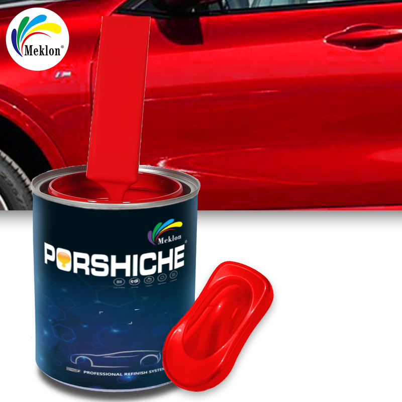 Basecoat Efeto Espelho de Alto Brilho Pintura de Carro Pintura Automotiva 1K Grande Vermelho Reparação de Carros Pintura pura e de cores completas Fornecedor