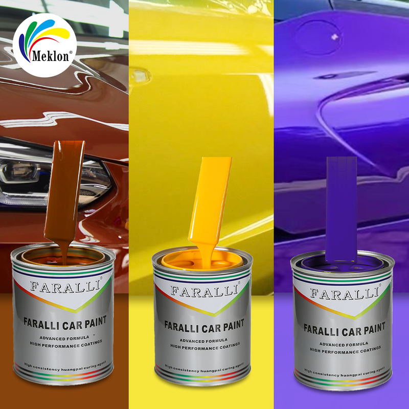 1K Crystal Yellow Pearl Auto Paint: Cores brilhantes e resistência ao tempo para carroceria do carro