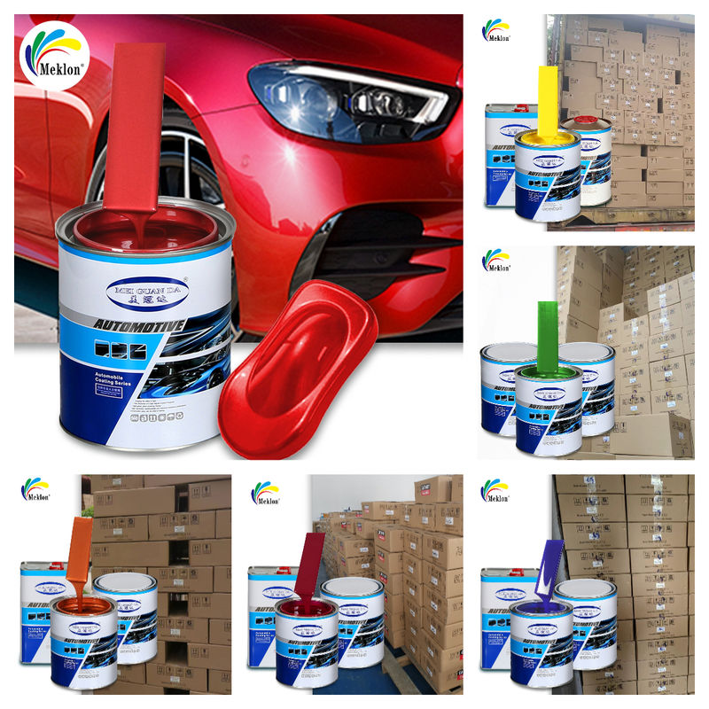 Tinta de Reparação Acrílica Vermelho Pérola 1K OEM Alto Brilho Adequada para Mercedes Benz