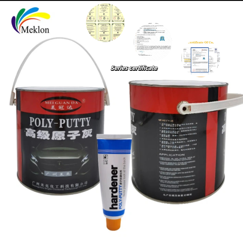 1K Color Coating Car Detailing Supplies Paint Filler Multi Function