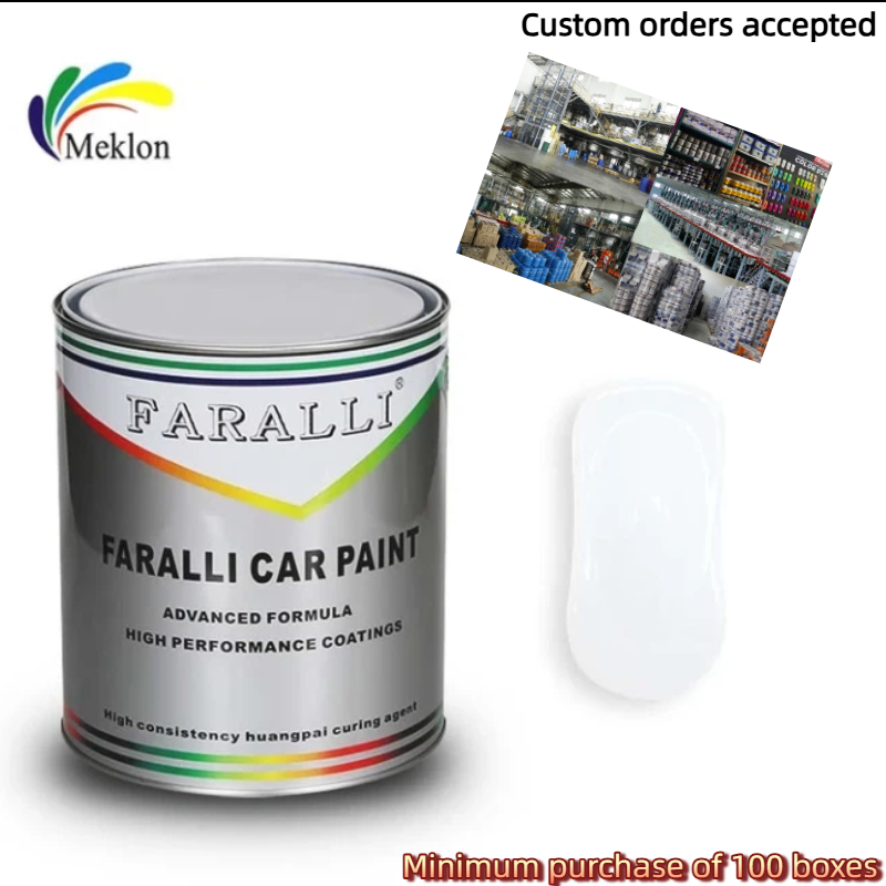 Venda Quente Tinta de automóvel acrílica Tintas para automóveis líquidas Tintas para automóveis Cerâmica Revestimento Tinta para automóveis branca pura