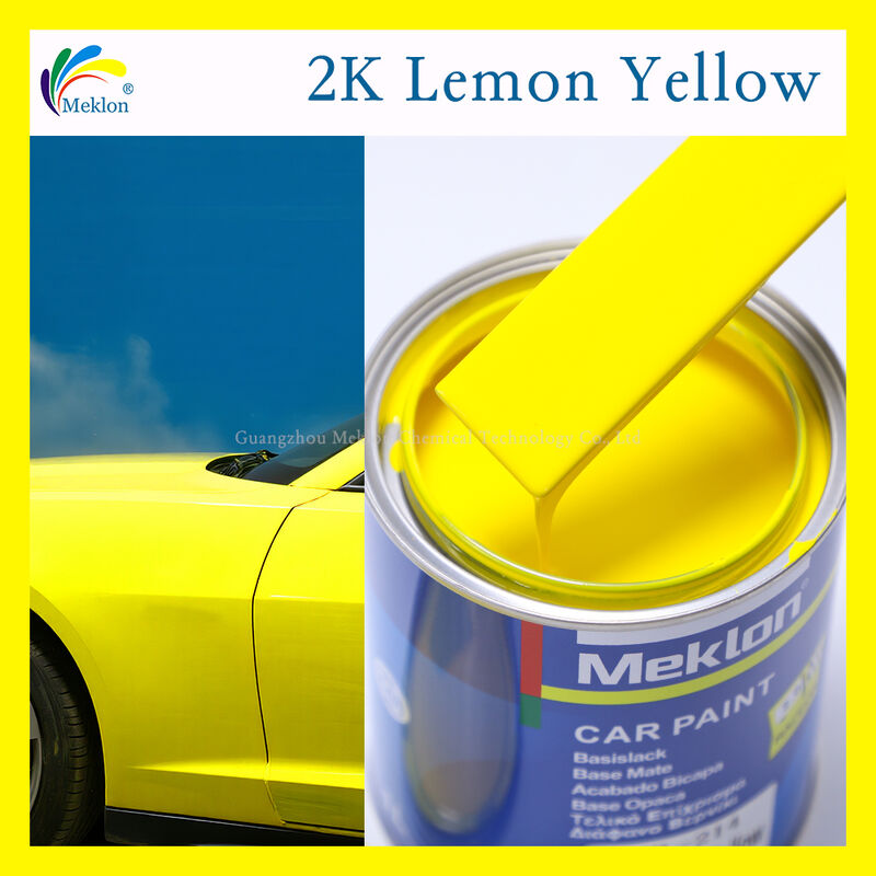 2K Limão Amarelo Tinta Acrílica Automóvel Refinish Car Coating & Paintt Uso Industrial Reparação e Renovação de Carros