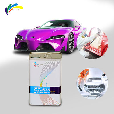 Uma fábrica de pintura de automóveis que integra a produção e o comércio de tinta acrílica de reparação de automóveis de alto brilho