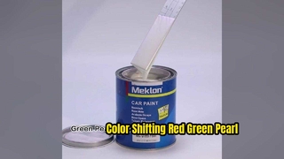 Pintura de reparação de automóveis pérola verde vermelha que muda de cor