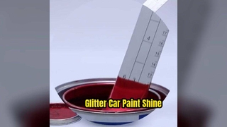Pintura de carro vermelho prateado brilhante brilho duradouro